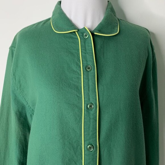 Anthropologie LAKE Women’s Green Pajama Long Set Size Medium - Picture 9 of 14